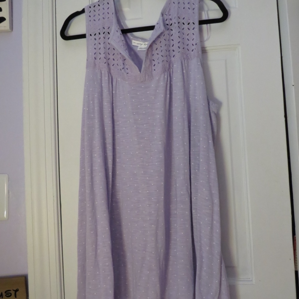 Lavender Sleeveless Top